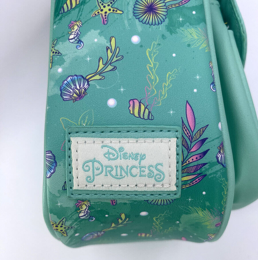 Disney Princess 8.5" Lady Purse Crossbody Bag Ariel Little Mermaid
