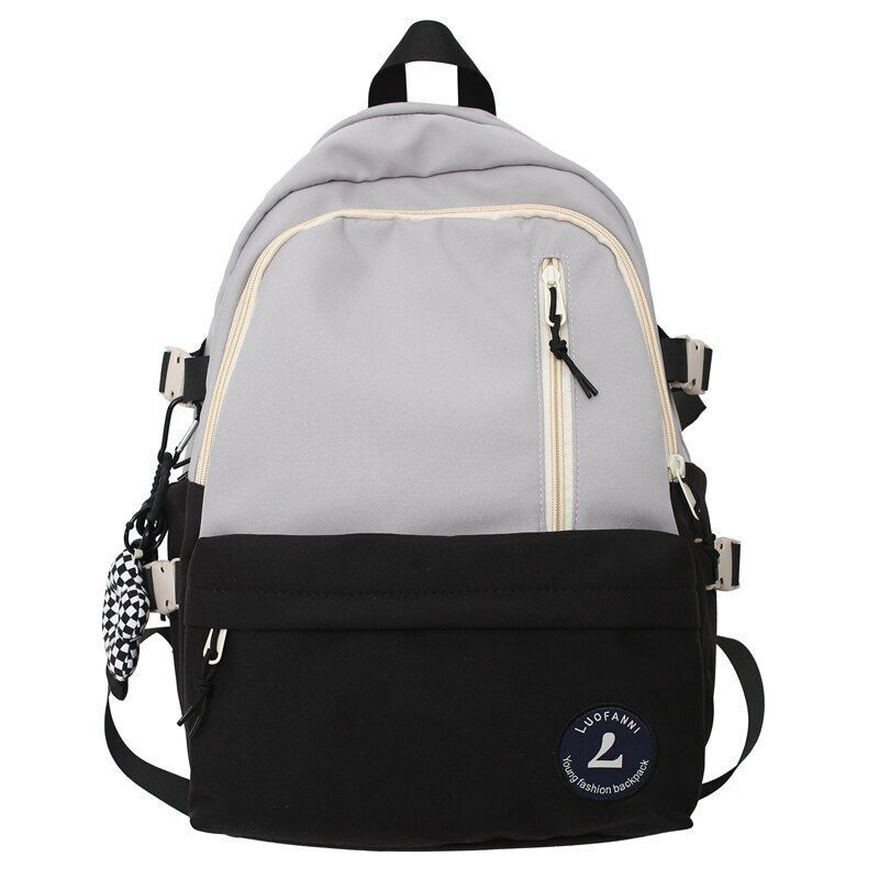 Traveling School Bag Student Backpack Nylon College Laptop Book Bags 32*20*43 CM