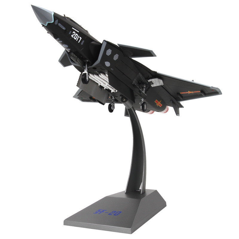 TEERBO J-20 Heavy Stealth Fighter Fire Fang 1/48 diecast plane model aircraft