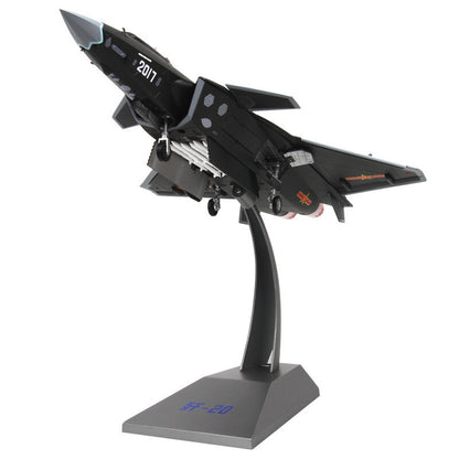 TEERBO J-20 Heavy Stealth Fighter Fire Fang 1/48 diecast plane model aircraft