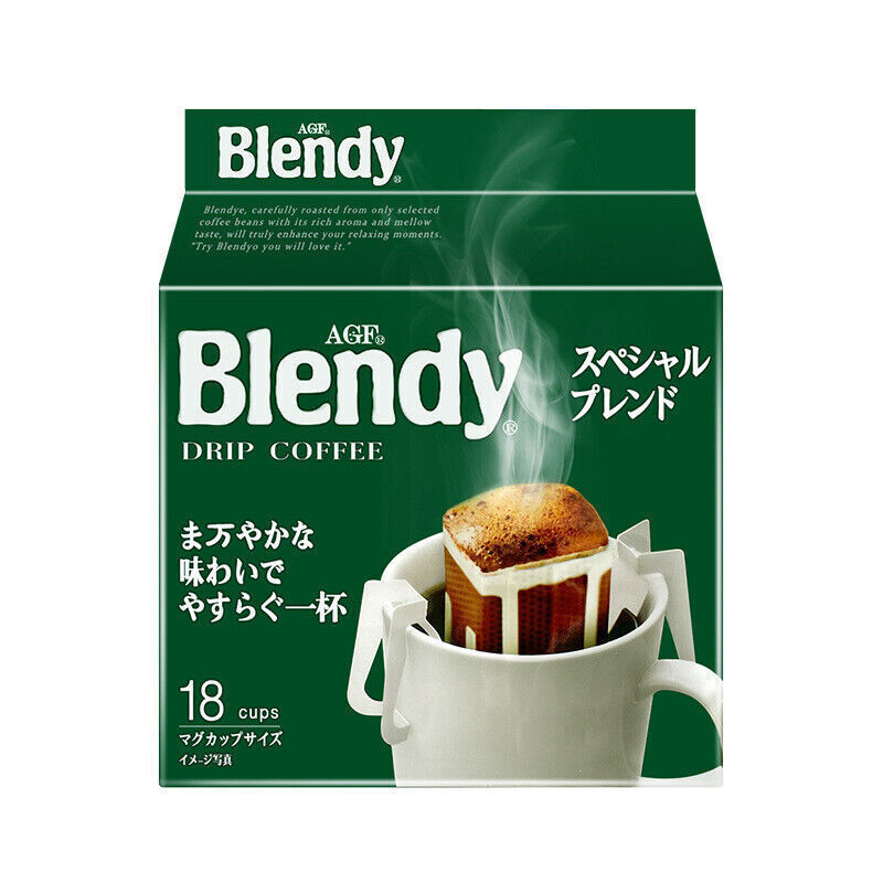 Agf Blendy Ear-hanging Coffee Filter Bag Instant Freeze-dried Pure Black Coffee