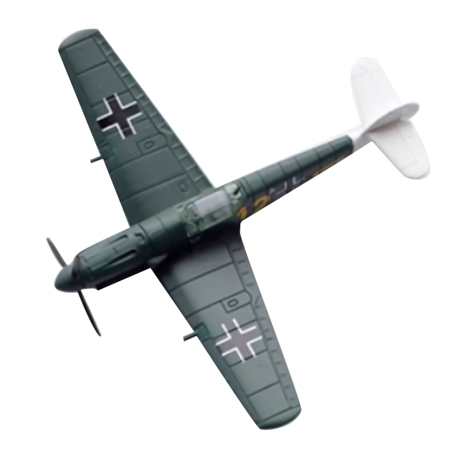 1:100 Scale Germany Messerschmitt BF109E Fighter Aircraft Alloy Model Souvenir
