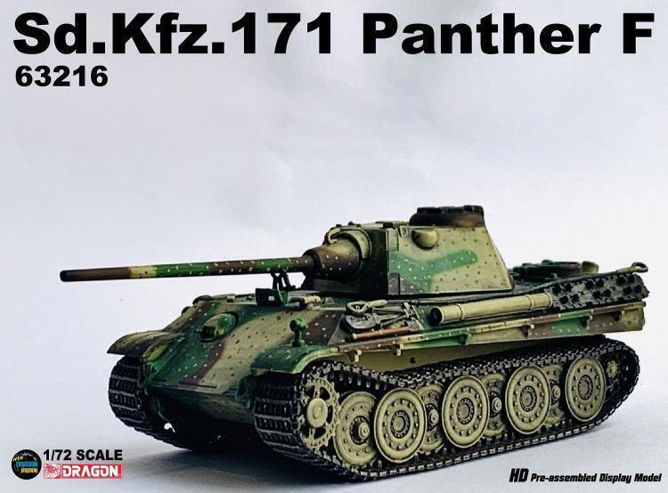 Dragon 63216 1/72 Germany Sd.Kfz.171 Black Panther F Tank Finished Model