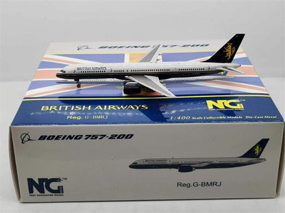 NG Model British Airways Caledonian for Boeing B757-200 G-BMRJ 1:400 Plane Model