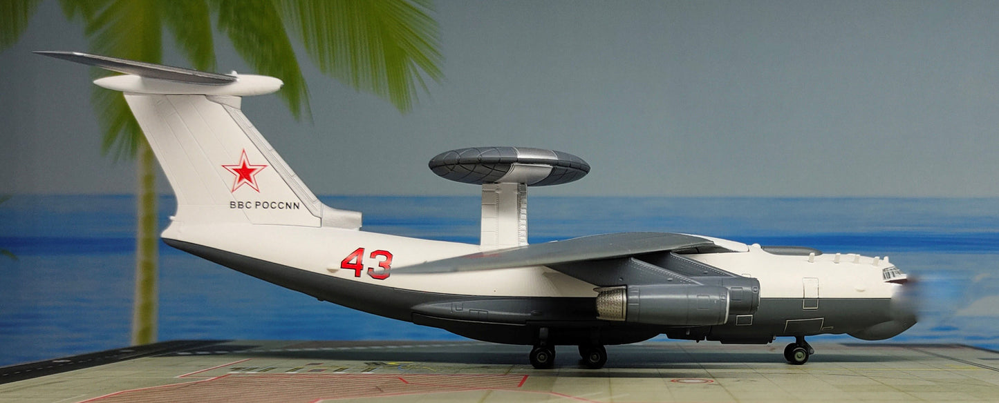 FLOZ Soviet air force A-50M AWACS 1/200 diecast plane model aircraft