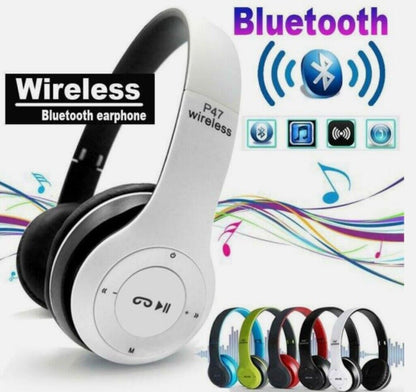 5.0 Wireless Bluetooth Headset Headphones Foldable Stereo Super Bass Earphones
