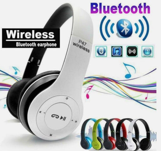 5.0 Wireless Bluetooth Headset Headphones Foldable Stereo Super Bass Earphones