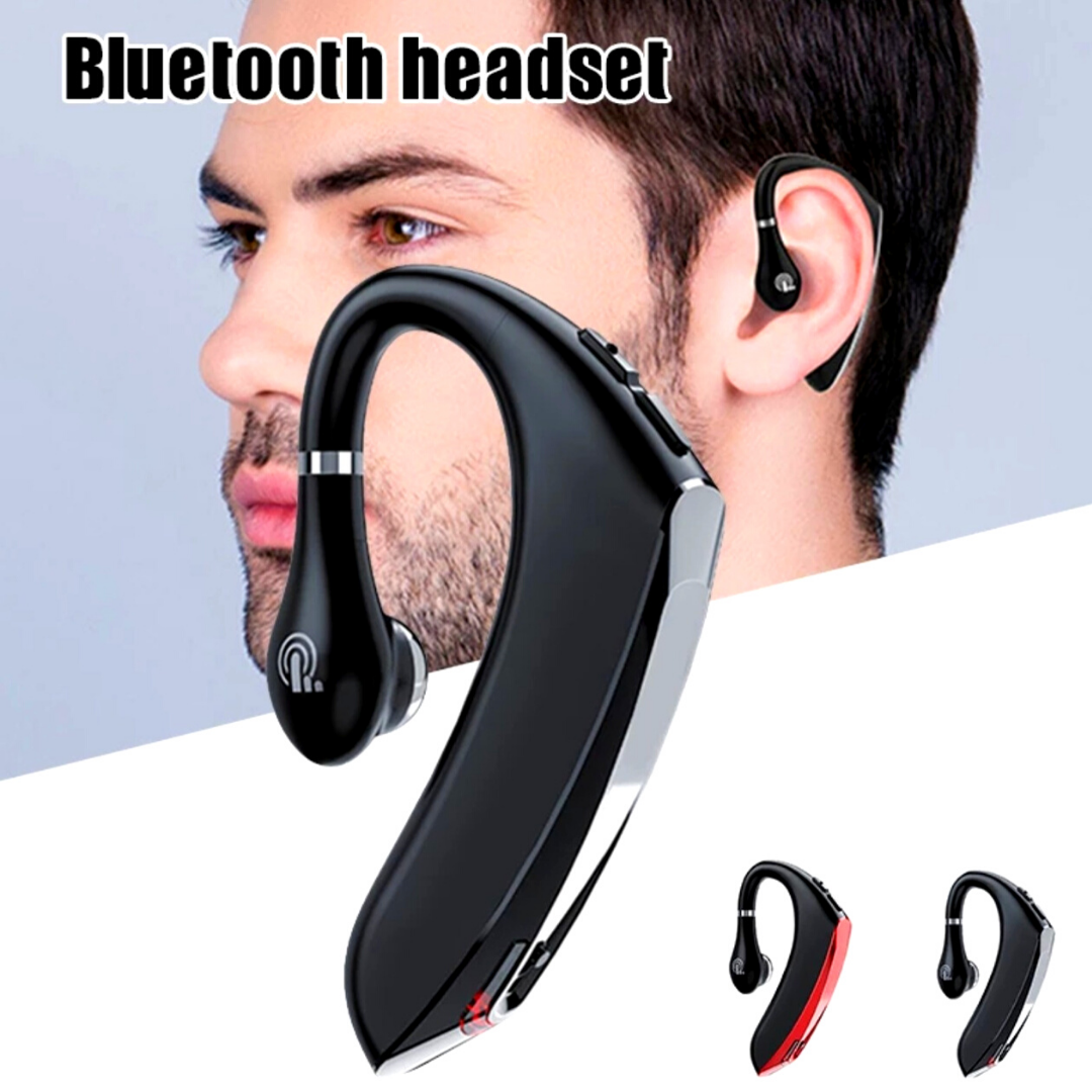 Bluetooth 5.0 Earpiece Wireless Headset Noise Cancelling Earbuds Driving Trucker