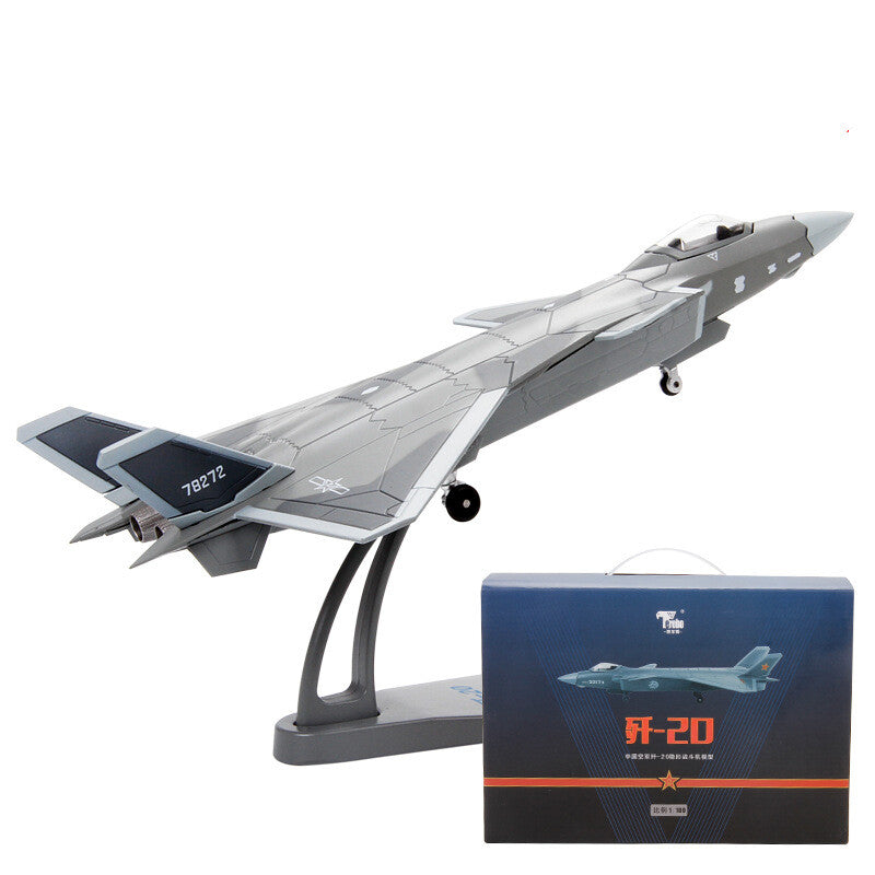 TEERBO China J-20 camouflage 1/100 diecast plane model aircraft