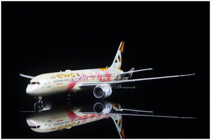 1:400 JC Wings ETIHAD AIRWAYS BOEING 787-9 Passenger Airplane Diecast Model