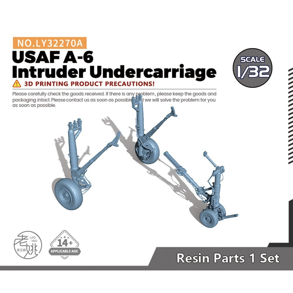 Yao's Studio LY32270A 1/32 Model Upgrade Parts USAF A-6 Intruder Undercarriage