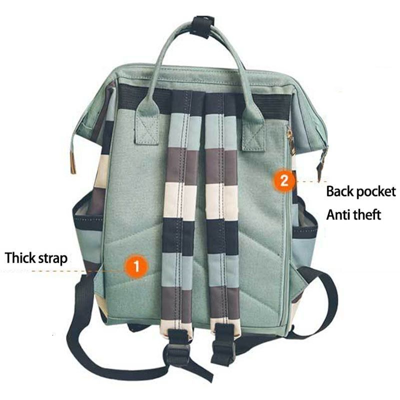Canvas Laptop Backpacks Schoolbag School Travel Bags Polyester Softback 20-35 L
