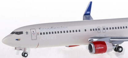 1:200 Hogan SAS Scandinavian Airlines BOEING 737-800 Airplane ABS Plastic Model