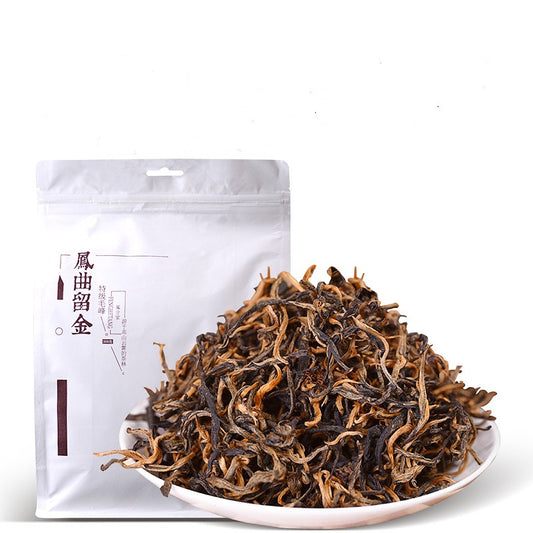 2025 Chinese Tea Black Tea Yunnan Dian Hong Dianhong Mao Feng Maofeng Tea 500g