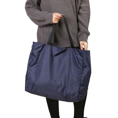 Large Luggage Bag Reusable Oxford Cloth Storage Bag Zipped Strong Shopping Bags