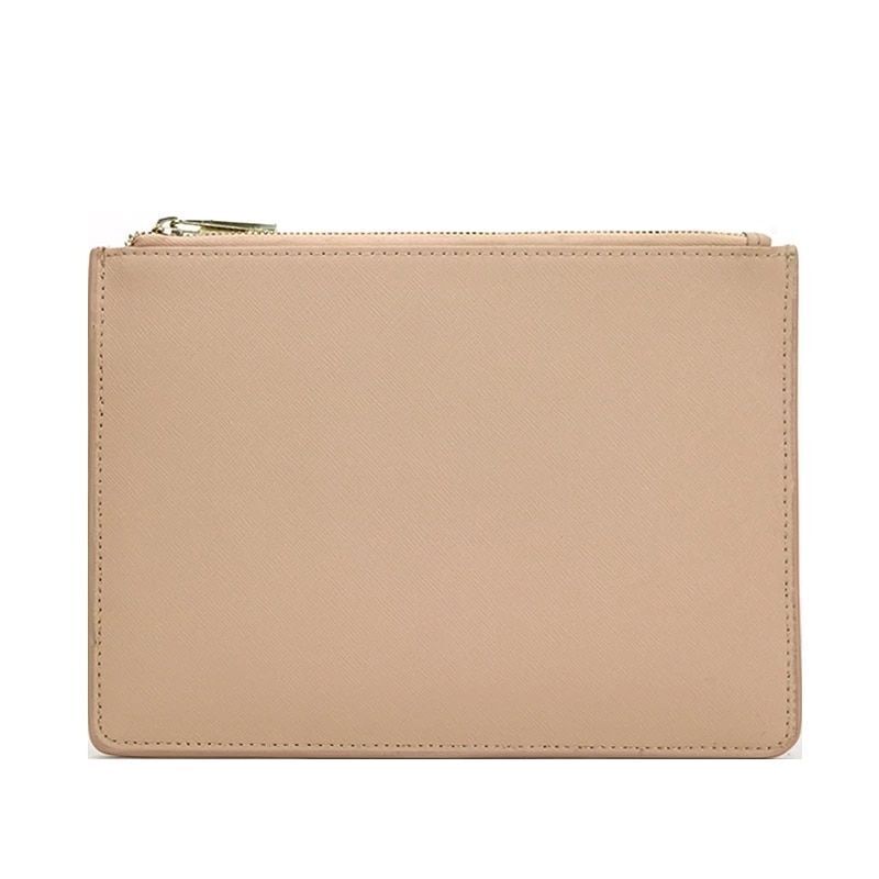 Customized Letters Pouch Synthetic Leather Clutch Bag Small Handbag Purses Pink