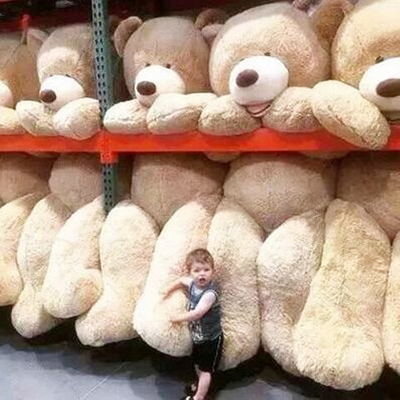 130cm~340CM Giant Big Cute Plush Stuffed Teddy Bear Toy gift (no stuffing )