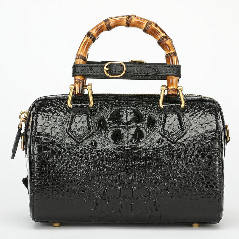 Real Alligator Crocodile Skin Pillow Bag, New Desinger Women's Sling Shouler Bag