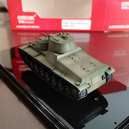 5M Hobby 72066a 1/72 Soviet T-100 Heavy Tank Twin Turrets Static Finished Model