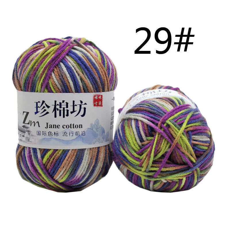 Hot Sale 50g Soft Crochet Yarn DIY Hand Milk Baby Cotton Knitting Wool Yarn