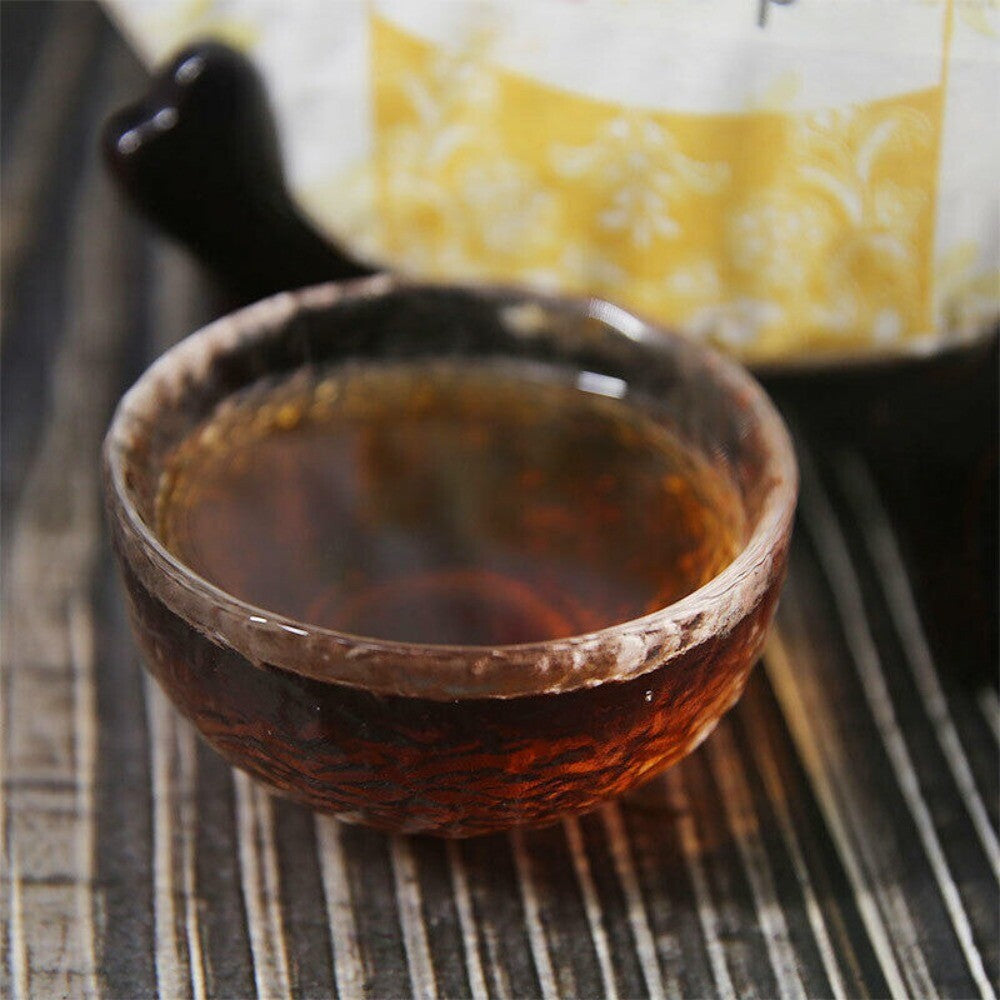 2007 Yunnan Shuang Tian Chinese Palace Cake Mengku Raw Puerh Shu Puer Tea 400g