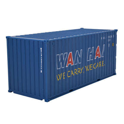 1:35 WAN HAI 20GP Shipping Container Model Plastic Office Home Decorate Toy
