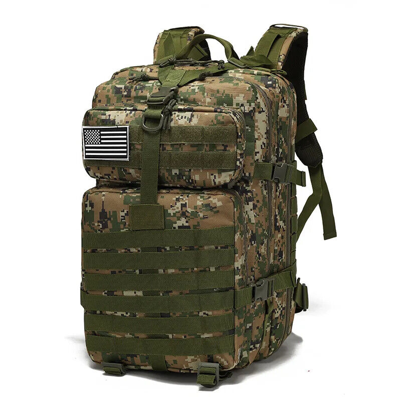 Tactical Backpack Bag 3 Days Army Outdoor Backpack Climbing Camping Hiking Bag