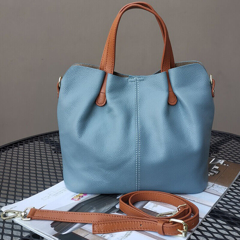 Soft Genuine Leather Women's Handbags Shoulder Bag Crossbody Bag Satchel Tote