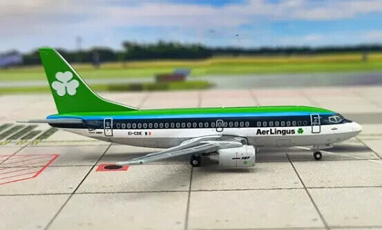 1:400 JC Wings Aer Lingus BOEING 737-500 Passenger Plane Diecast Aircraft Model