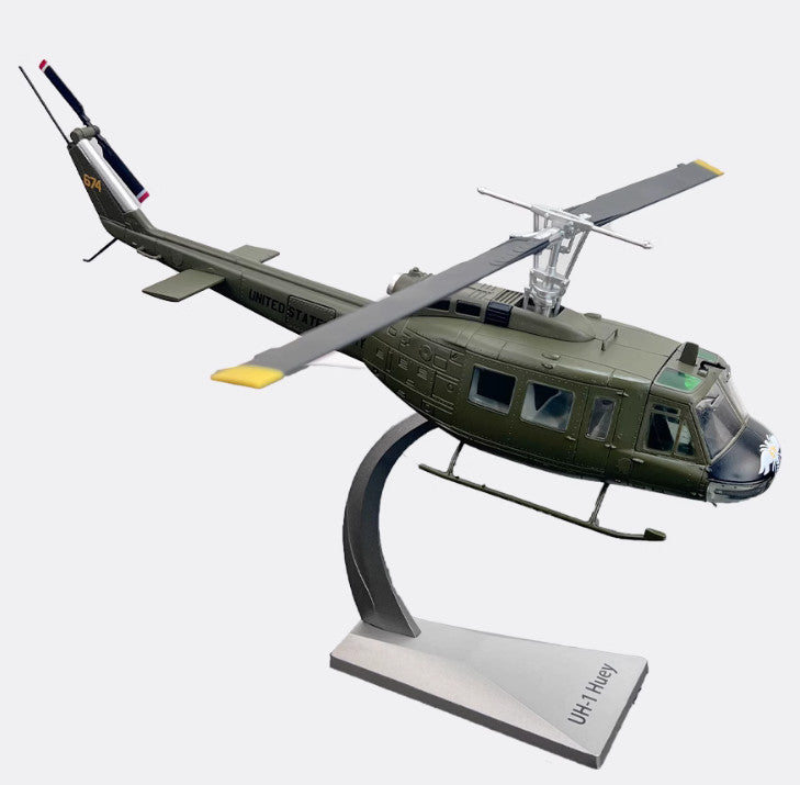 1:48 AF1 UNITED STATES ARMY UH-1 IROQUOIS HUEY Helicopter Diecast Aircraft Model