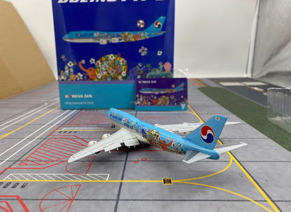1:400 YY Wings KOREAN AIR BOEING 747-8 Flap Down Aircraft Diecast Airplane Model