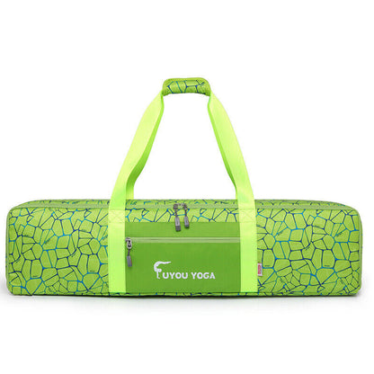 Waterproof Print Yoga Mat Storage Bag Portable Handbag Fitness Shoulder Bags