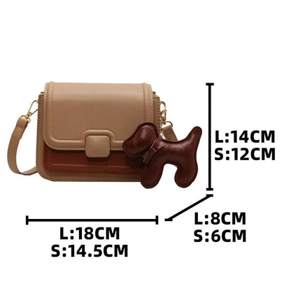 Shoulder Bag Beige Women´s Wallets Crossbody Bags Pendant Ladies Handbags