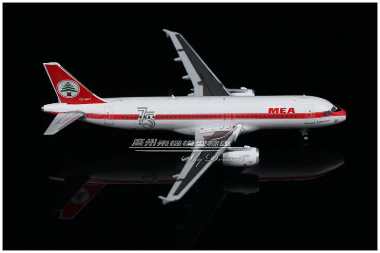 1:400 JC Wings MEA AIRBUS A320 Passenger Airplane Diecast Aircraft Plane Model