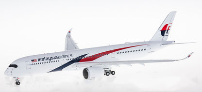 1:200 33CM JC Wings Malaysia Airlines A350-900 Flap Down Airplane Diecast Model