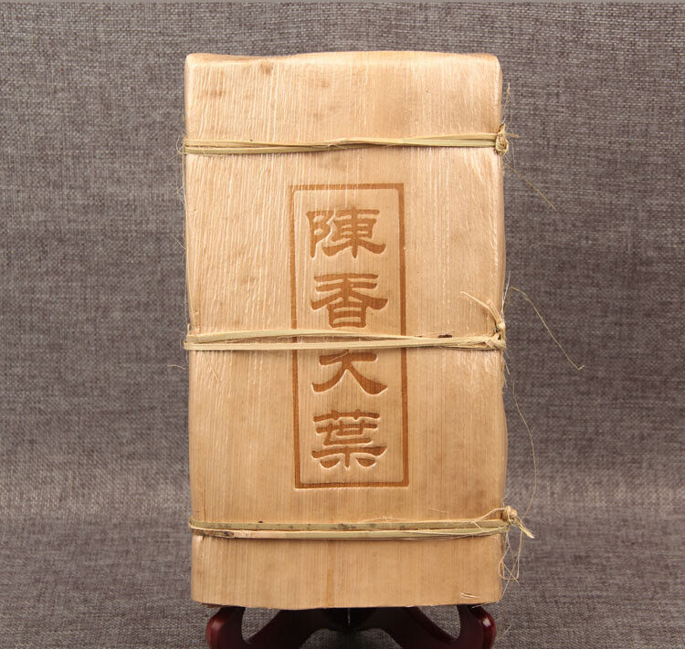 Big Leaf Pu-erh Tea Bamboo Shell Old Pu'er Tea Brick 1000g Ancient