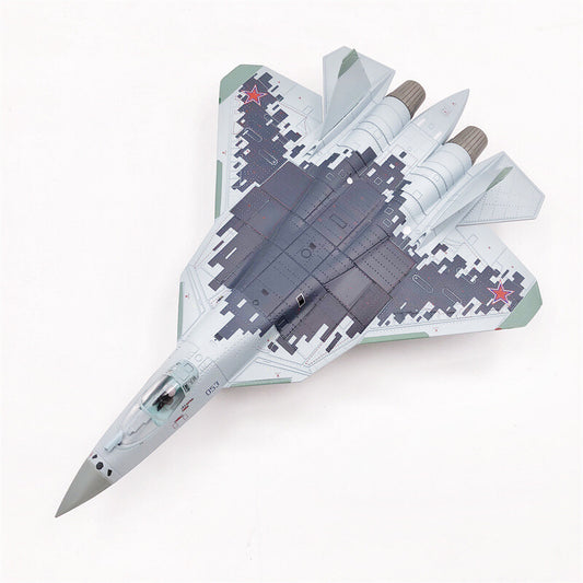 1/100 Russian Air Force Su-57 Fighter Alloy Aircraft Model Collection Gift