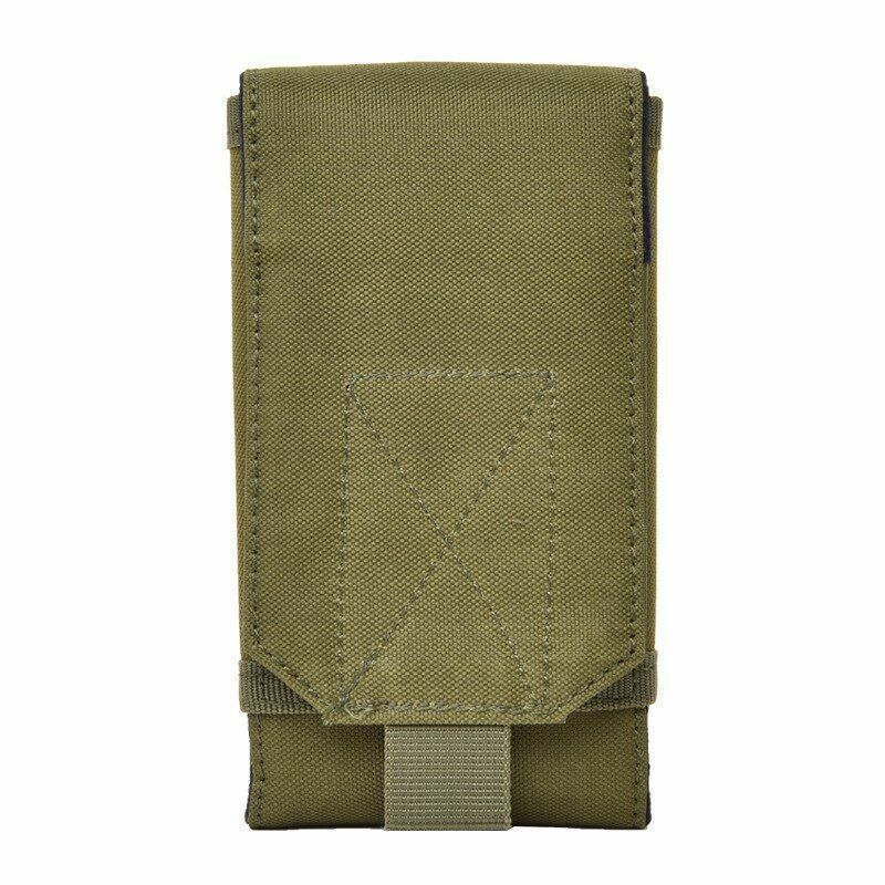 Outdoor Camouflage Bag Phone Holder Waist Belt Case Waterproof Nylon Hunting 9CM