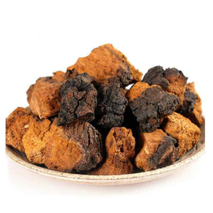 500g Inonotus Obliquus,Chaga Mushroom, Wild Bai Hua Rong Birch Tree Fungs