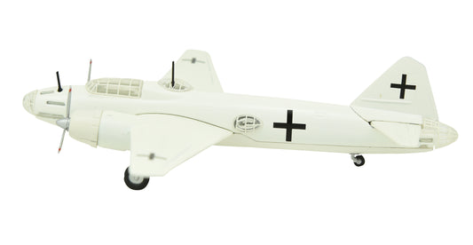 ATLAS 1:144 Mitsubishi G4M Metal Attack Plane Model WWII Japanese Navy White