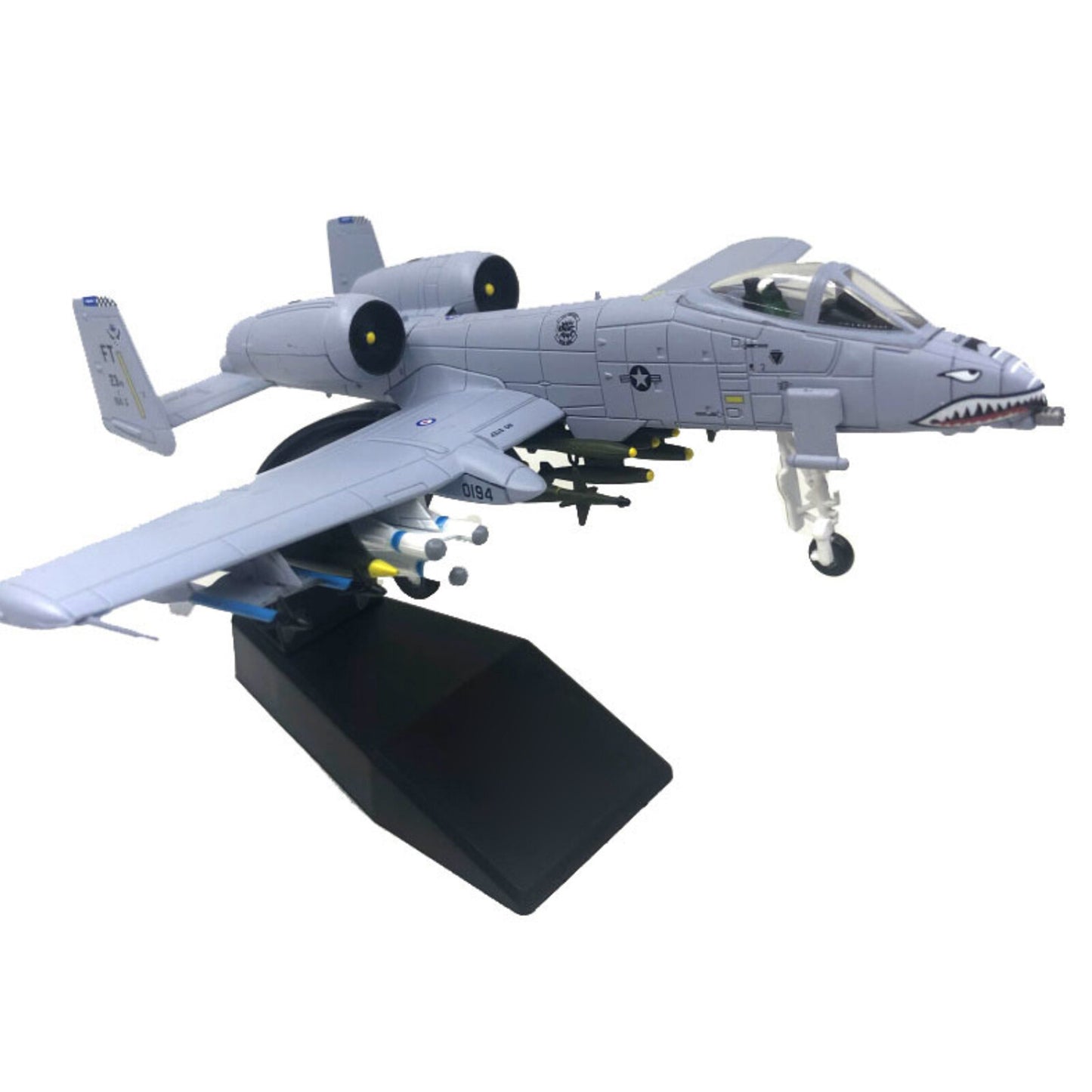 16.5cm 1/100 A-10 Attack Aircraft Thunderbolt II Fighter Alloy Plane Model b