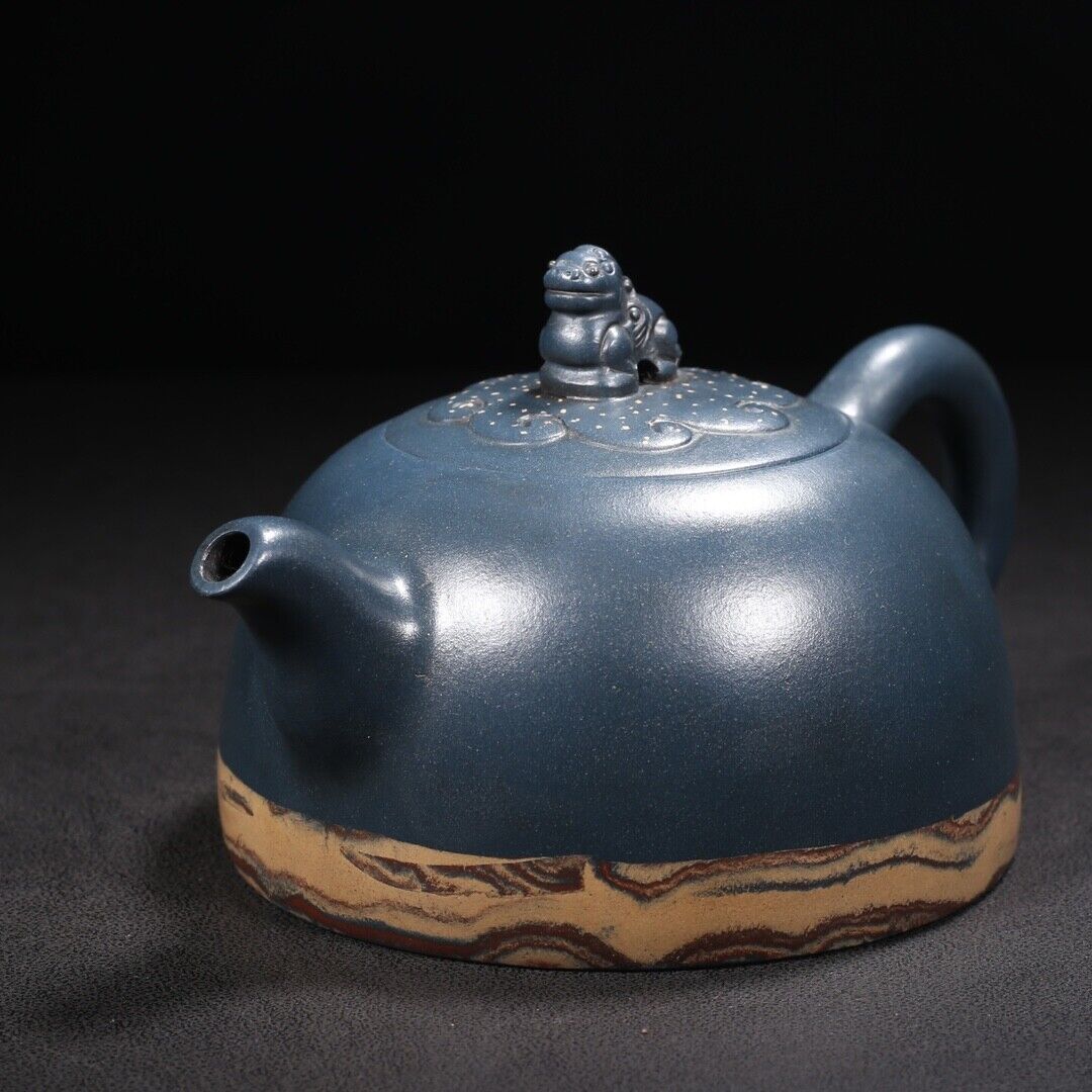 Chinese Yixing Purple Clay Teapot Tea Set Pot Zisha Ceramic Cute Decor Figurine