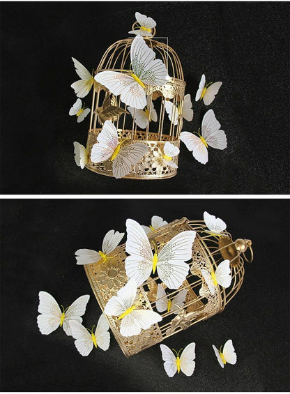 Butterfly Wall Sticker 12pcs/set Ambilight 3D Home Decoration Room Fridge Magnet