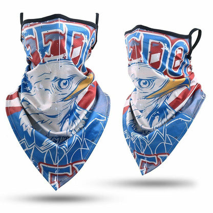 Printed Bandana Cycling Ear Face Mask Neck Gaiter Hunting Running Scarf 26*42 CM