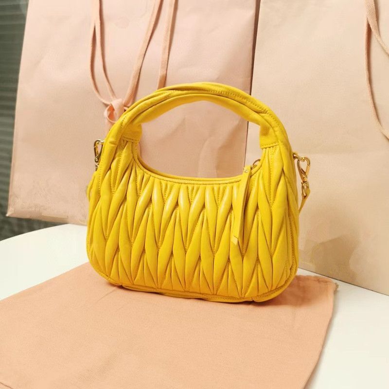 Designer Luxury Handbag Leather Shoulder Bag High-quality Underarm Bag Polyester