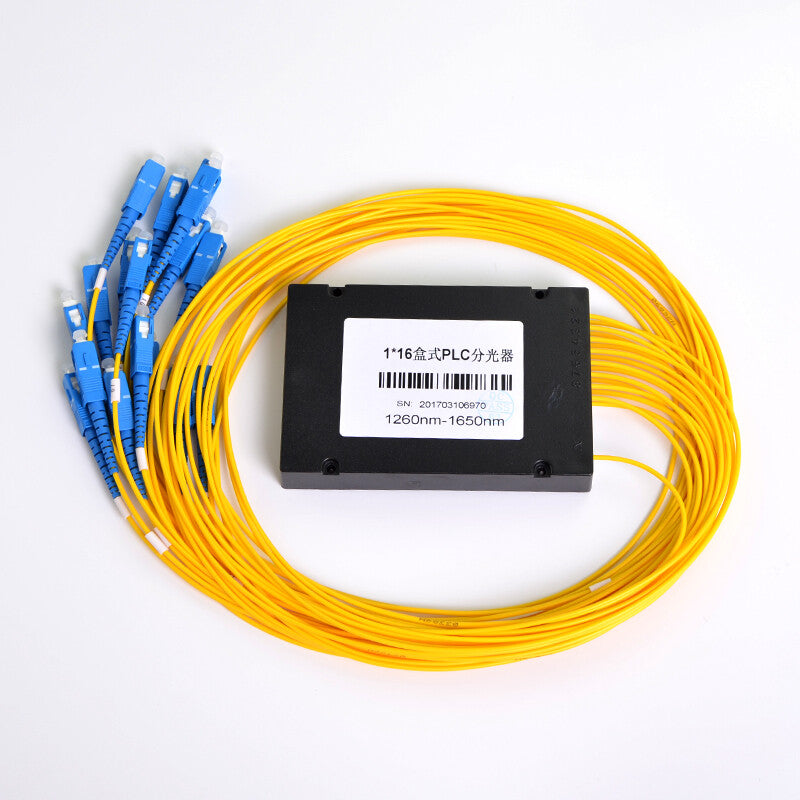 PLC Fiber Optical Cble Splitter Box 1x16 Cassette Fiber Cable Branching Device