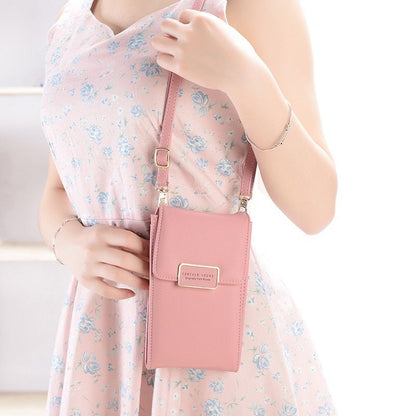 Mini Crossbody Shoulder Bag Flap Phone Pocket Purse Clutch Leather Hasp Handbag
