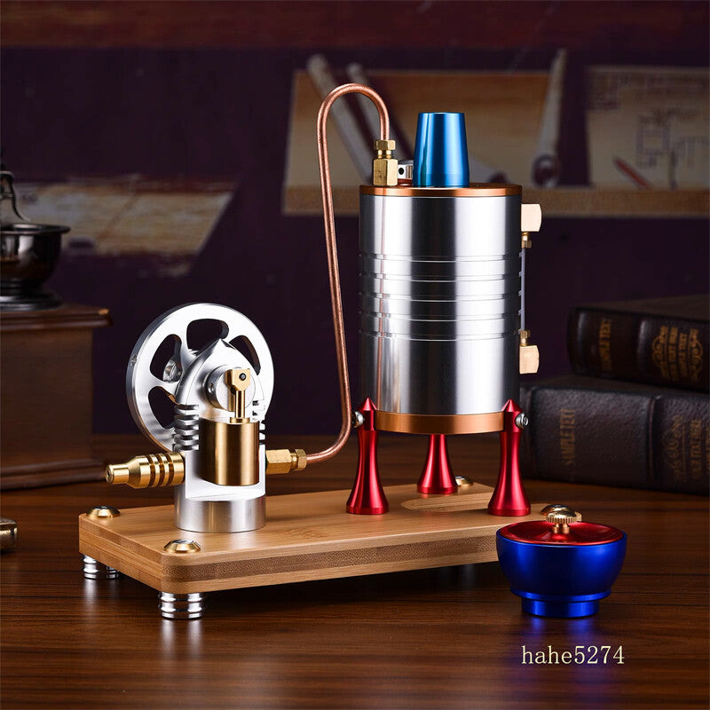Mini Live Steam Engine Model With 167ML Boiler DIY Kit Mechanical Toy Collection