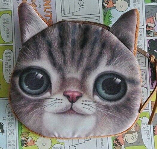 Money Bag Women Coin Purse Wallet Cute Small Zipper Pouch Bag Lady Animal Change