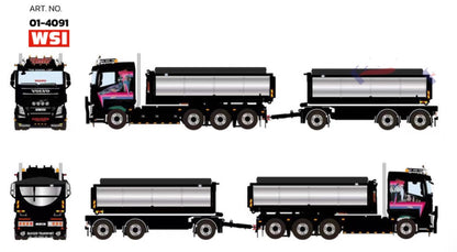 1:50 WSI HAUGEN VOLVO FH4 8X4 Asphalt Transport Truck Vehicle Diecast Model